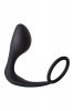 Dream Toys FANTASSTIC ANAL PLUG WITH COCKRING BLACK - korek analny z pierścieniem (czarny) Dream Toys FANTASSTIC ANAL PLUG WITH COCKRING BLACK - korek analny z pierścieniem (czarny)